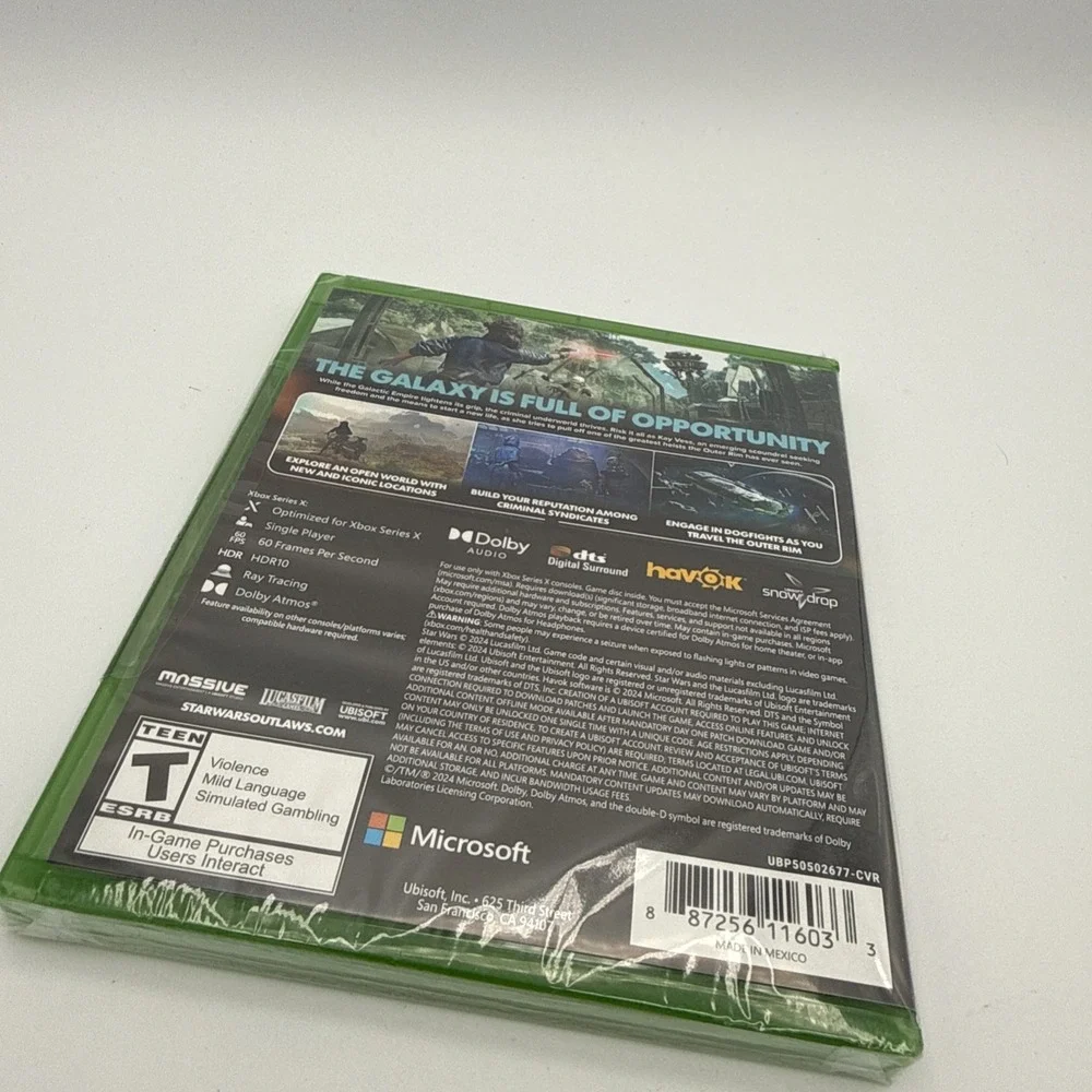Star Wars Outlaws - Microsoft Xbox Series X|S - Sealed